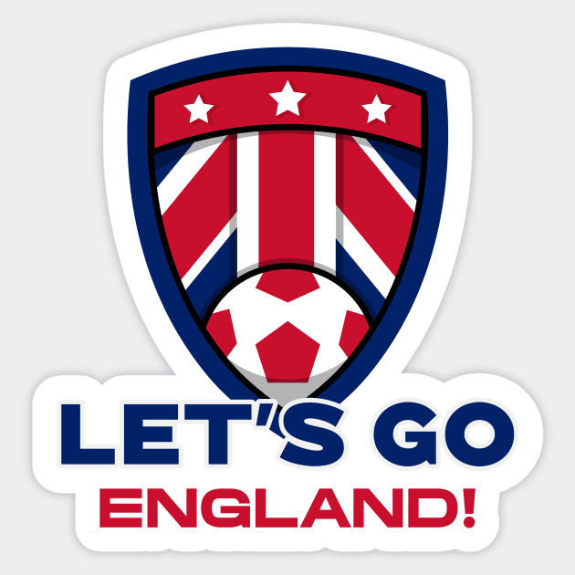 England English United Kingdom UK Soccer Great Britain Sticker by Tip Top Tee's